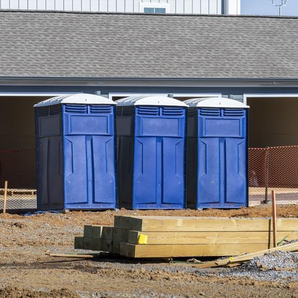 Heavy-duty construction site porta potty in Monroe, Louisiana